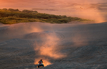 ATV in the desert